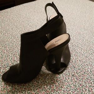Nine West peep toe booties